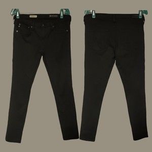 AG Adriano Goldschmied The Legging Super Skinny Fit Pants Size 29R Black Stretch